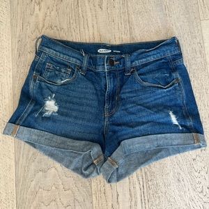 Old Navy Boyfriend Jean Shorts Womens Size 0